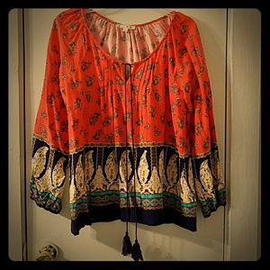 3 quarter sleeve blouse